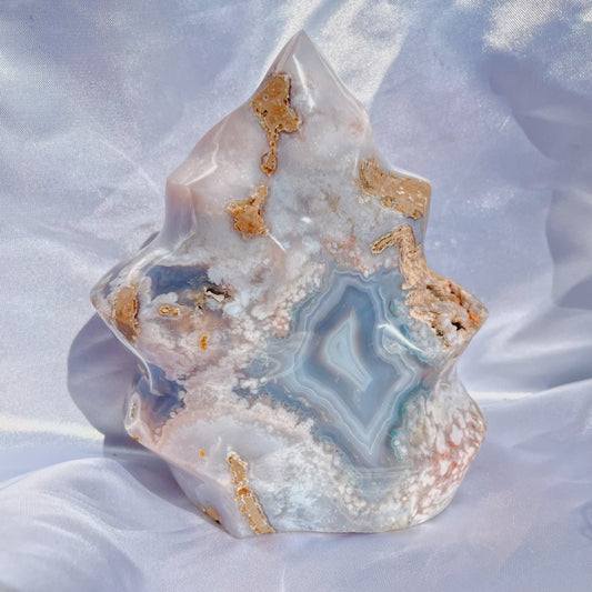 Flower Agate Flame