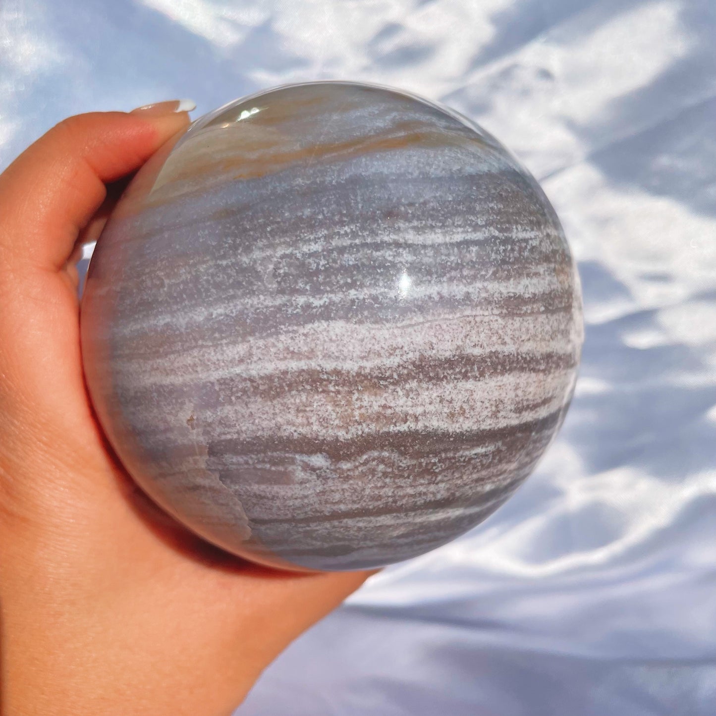 Pastel Sea Jasper Sphere