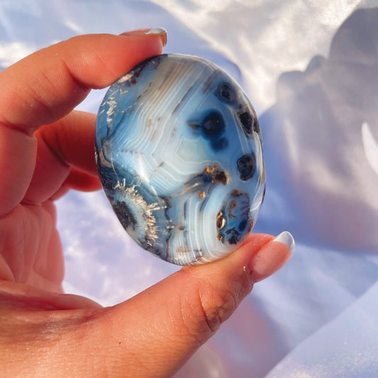 Agate W/ Dendrite Palmstone