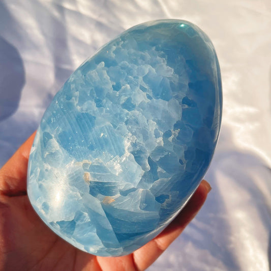 Deep Blue Calcite Freeform