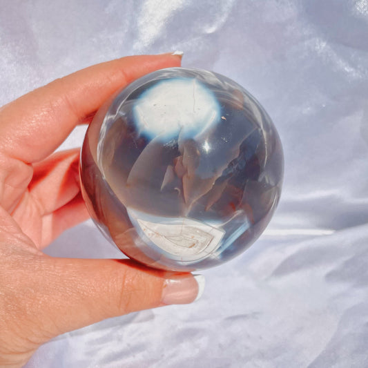 Orca Agate Sphere