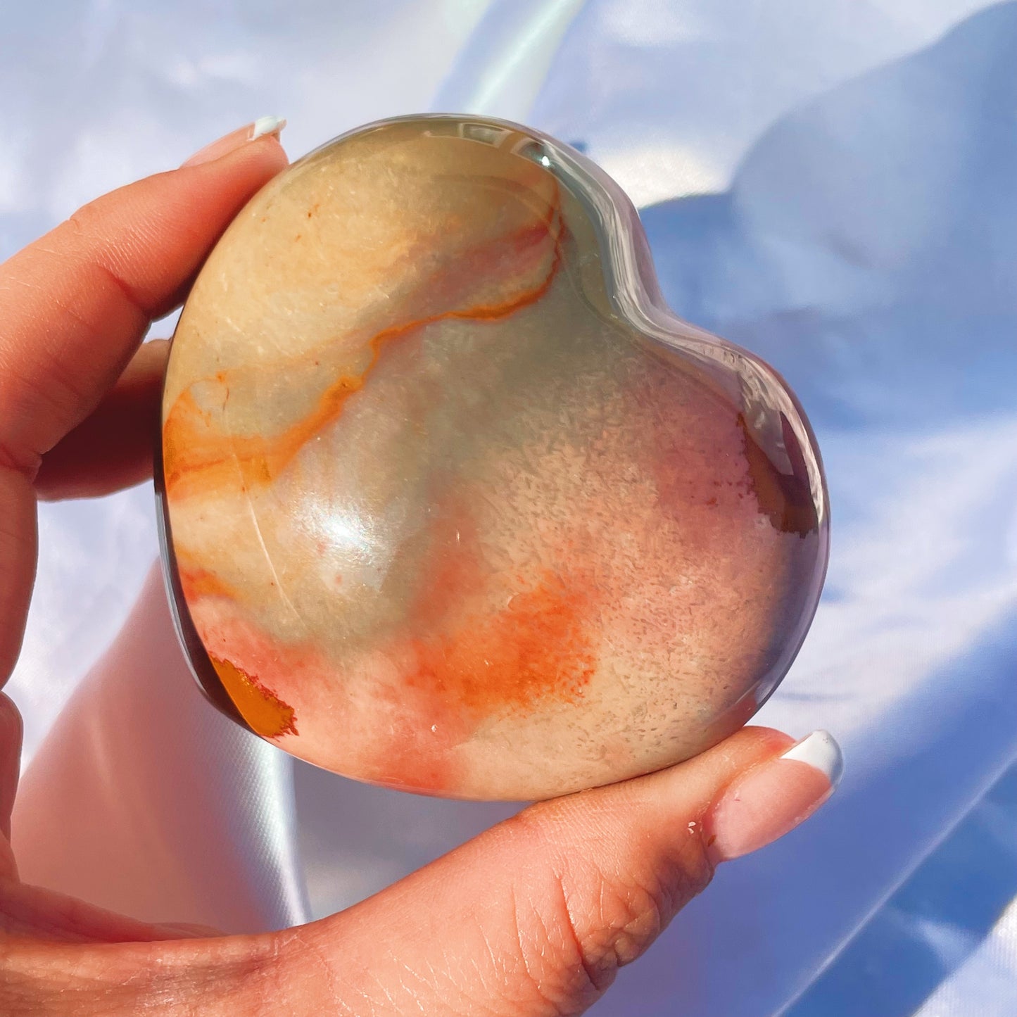 Cosmic Polychrome Jasper Heart