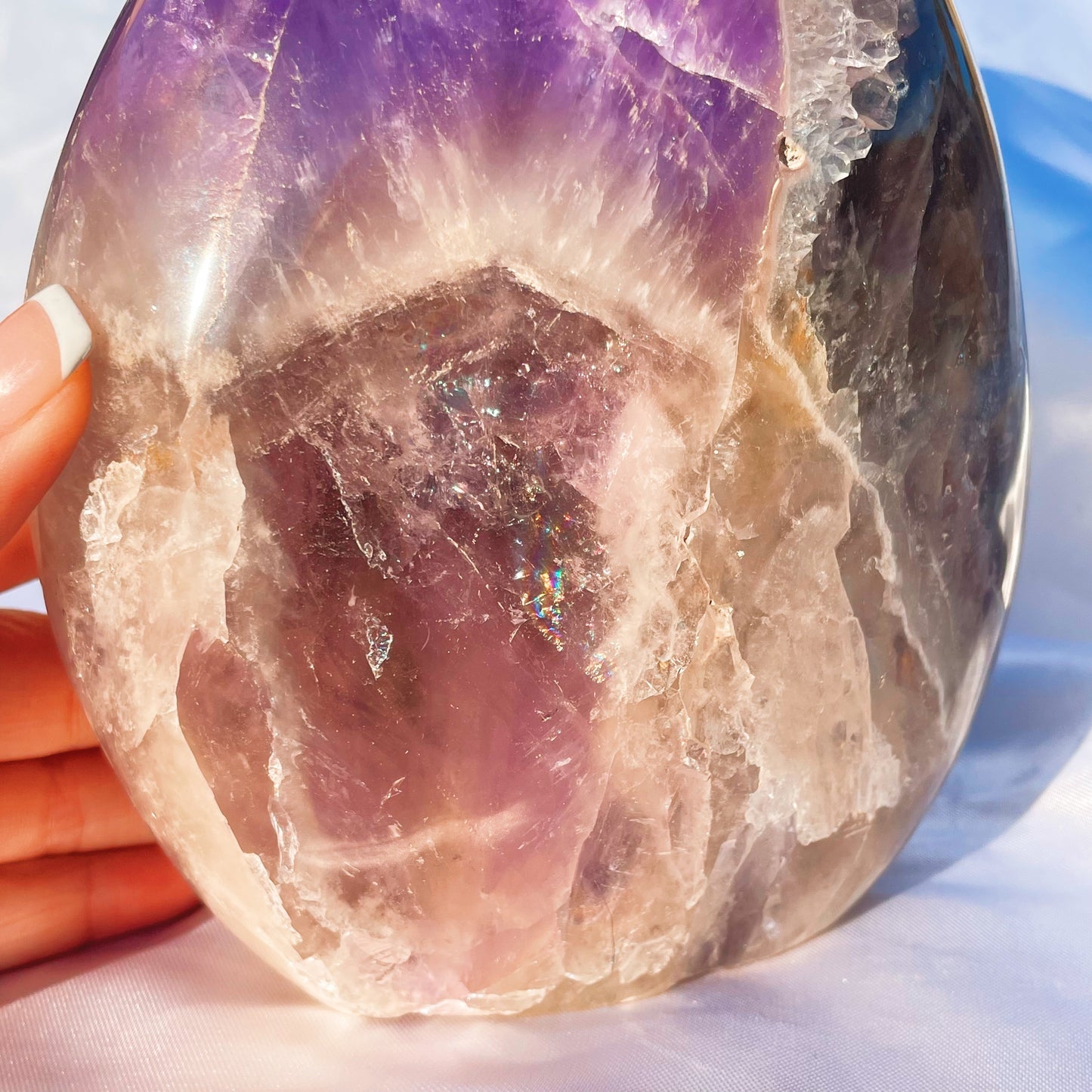 Chevron Amethyst Freeform