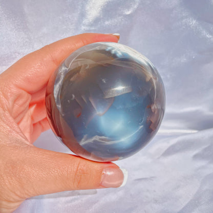 Orca Agate Sphere