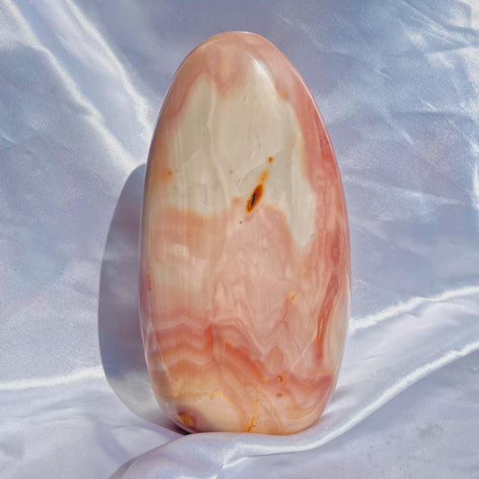 Strawberry Milk Polychrome Jasper Freeform