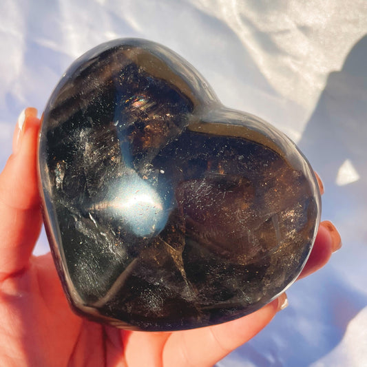 Smokey Quartz Heart