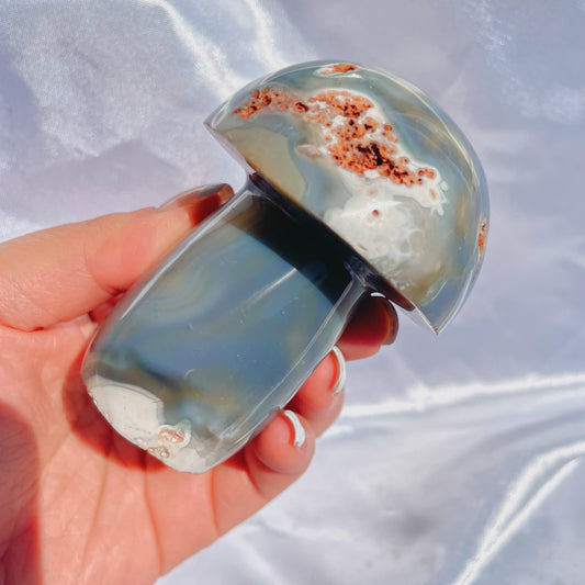 Orca Agate Mushroom