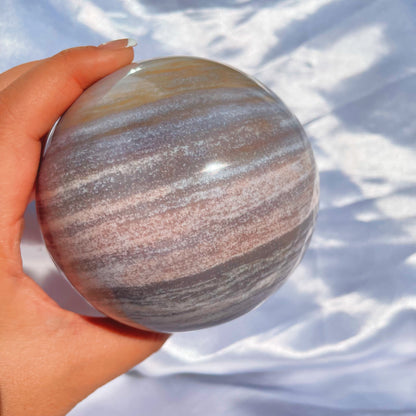 Pastel Sea Jasper Sphere