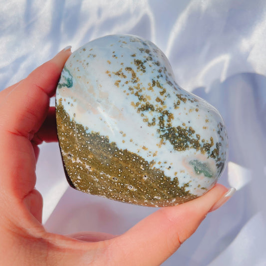 Ocean Jasper Heart