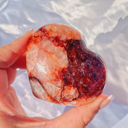 Fire Quartz Heart