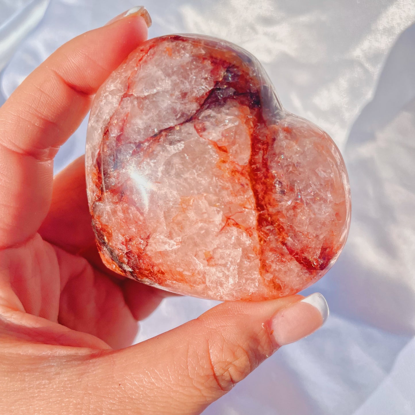 Fire Quartz Heart